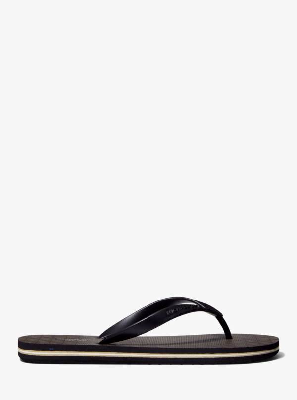 Panske Zabky Michael Kors Travis Logo Hnede - Topanky Michael Kors Akcia | PTYUB-1056